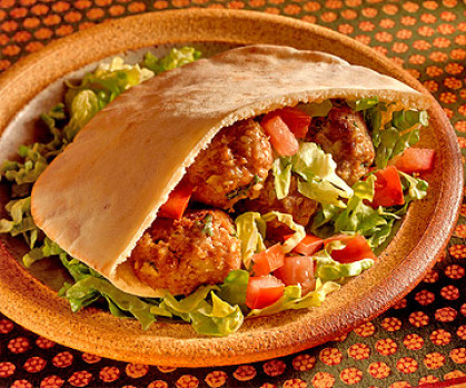 Arabic Food Meatball Sandwiches