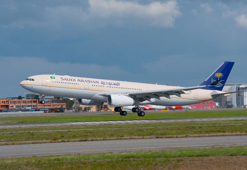 after   years saudi arabia airline returns to manchester airport