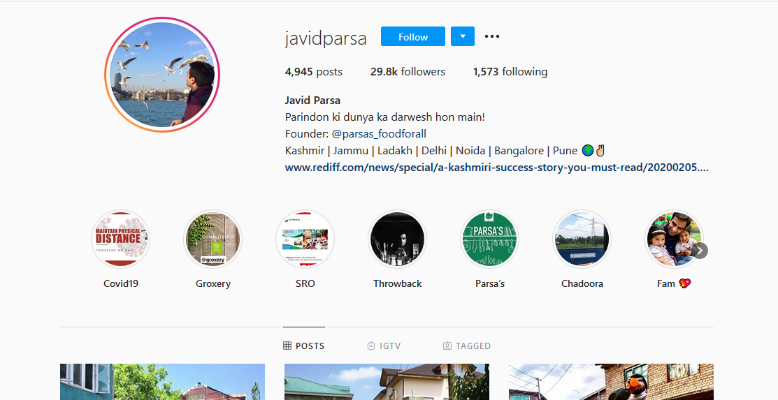 Javid Parsa instagram