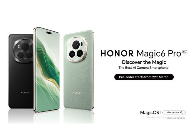 HONOR Announces the Upcoming Launch of AI Powered HONOR Magic6 Pro